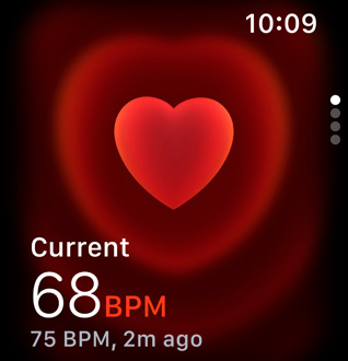 The Apple Watch Ultra 2 generating an ECG.