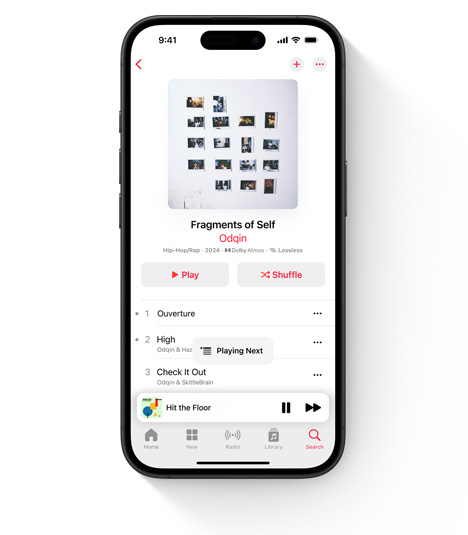 iPhone showing Apple Music UI featuring Max Richter